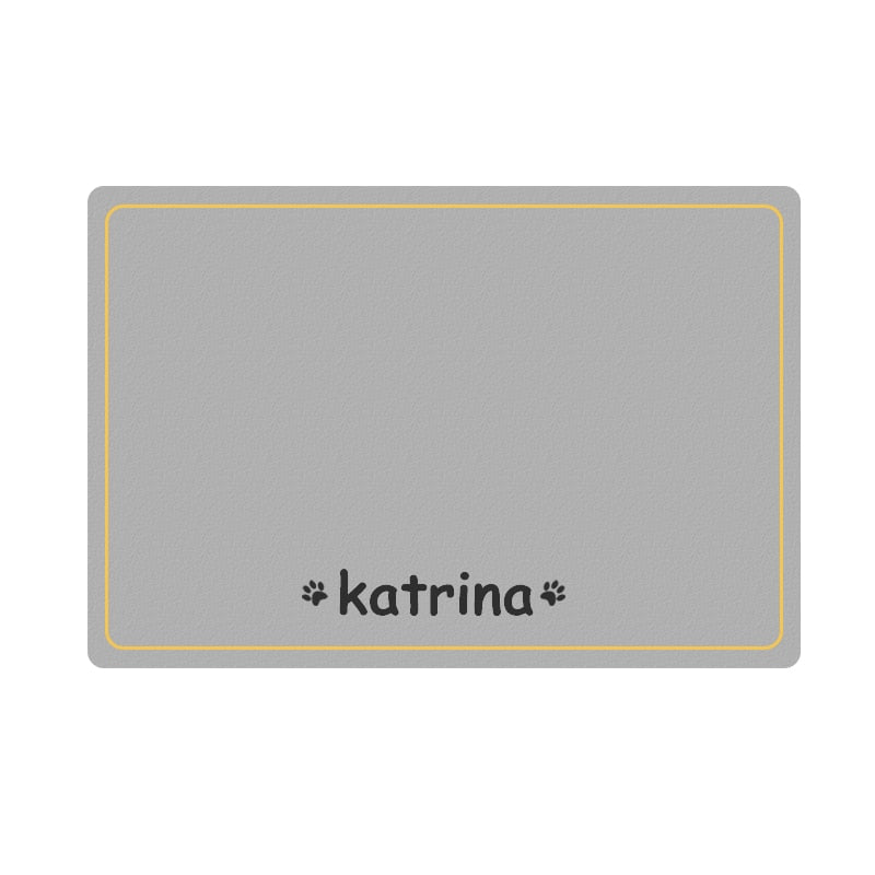 Tapete Personalizável para Tigelas de Pet