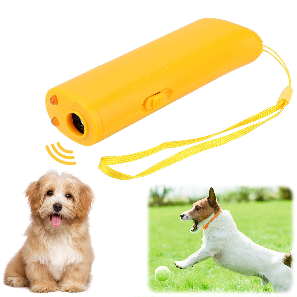 Repelente Ultrassônico para Cães 3 em 1