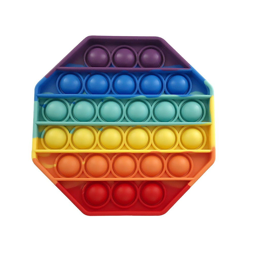 Brinquedo Fidget Toys Anti Stress Sensorial Colorido Criança Adulto Pop It
