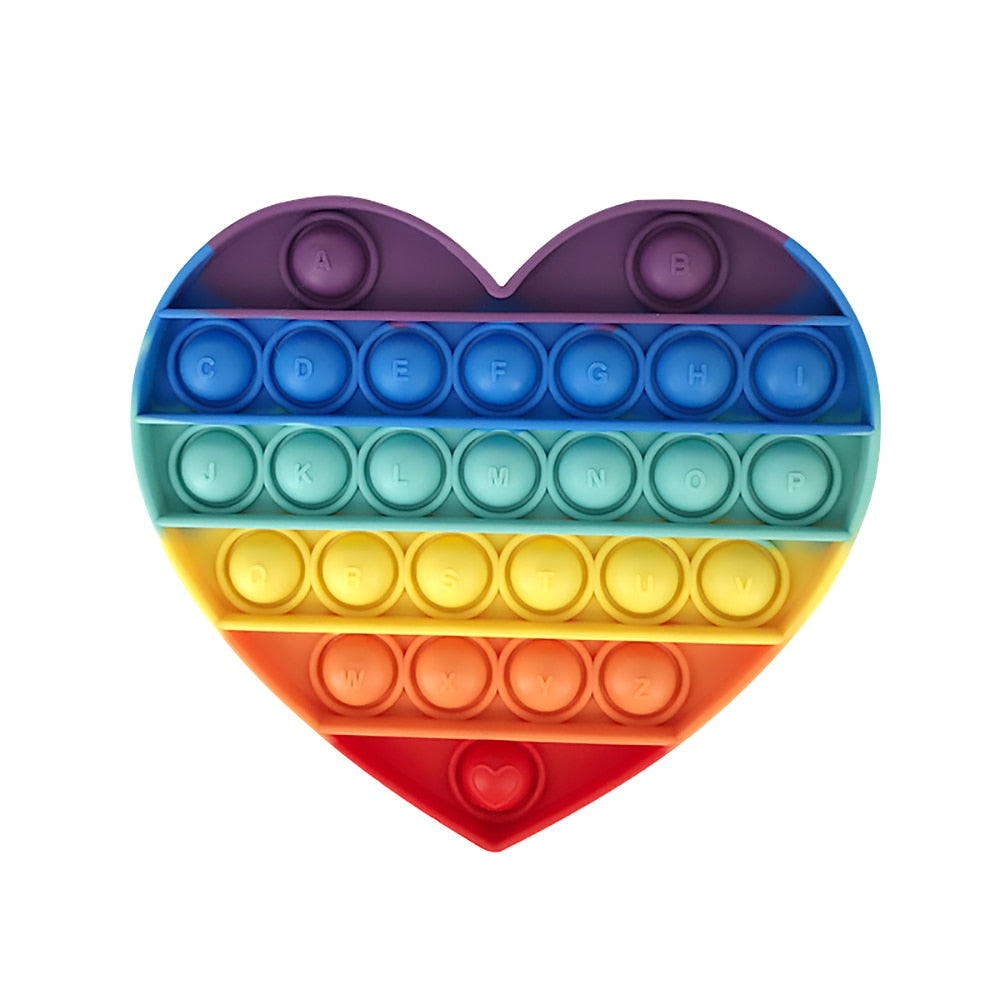 Brinquedo Fidget Toys Anti Stress Sensorial Colorido Criança Adulto Pop It