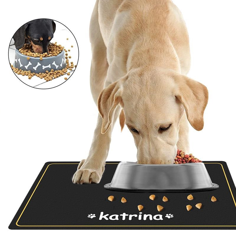Tapete Personalizável para Tigelas de Pet
