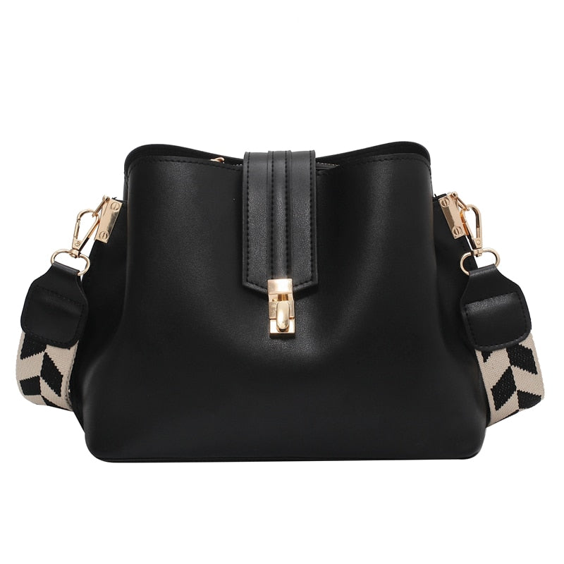 Bolsa De Ombro Feminina de Couro Sintético Designer Fashion Lady