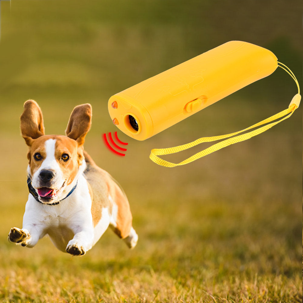 Repelente Ultrassônico para Cães 3 em 1