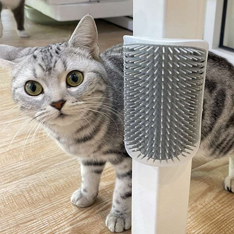 Escova de Parede para Massagem de Gatos
