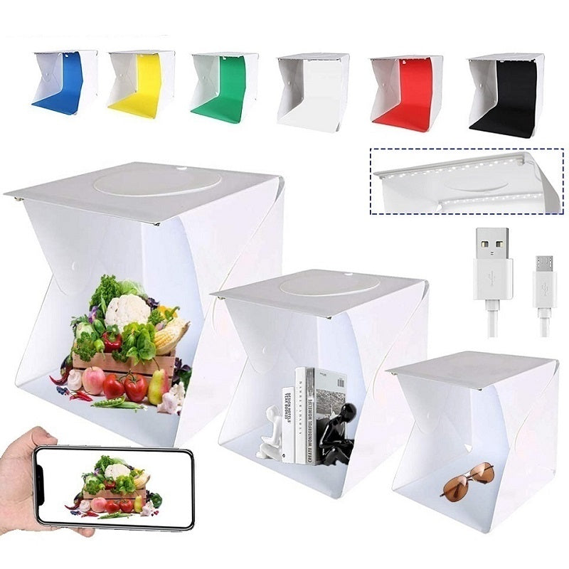 Lightbox para Fotografia Dobrável e Portátil