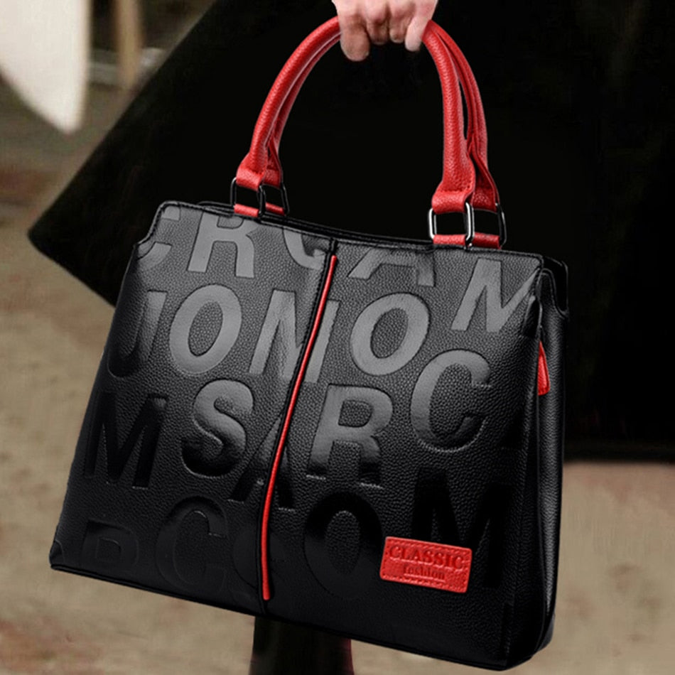 Bolsa Feminina de Couro Classic Fashion