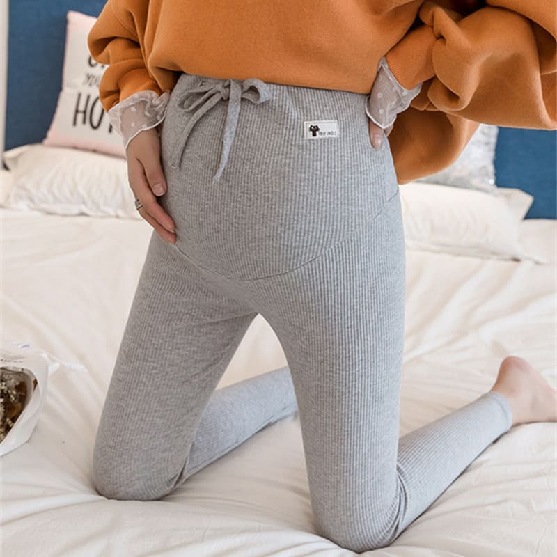 Calça Legging Maternidade Macio com Sustentação Ajustável