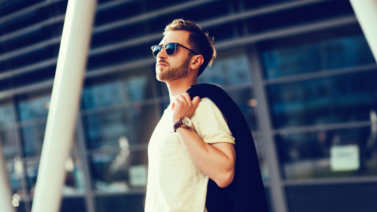 Coleção De Produtos De Moda Masculina.
