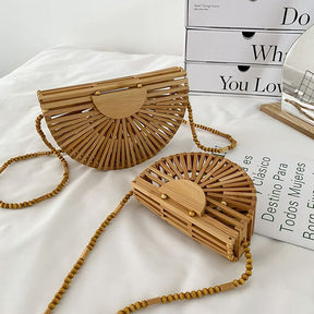 Bolsa de Praia Bambu Moda Verão