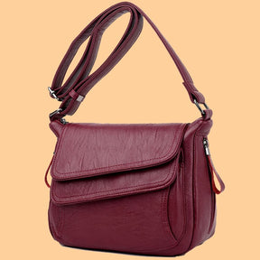 Bolsa Feminina Couro Ecológico Modelo Hiana