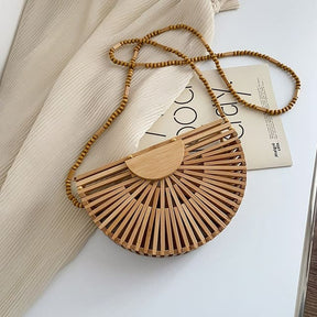 Bolsa de Praia Bambu Moda Verão