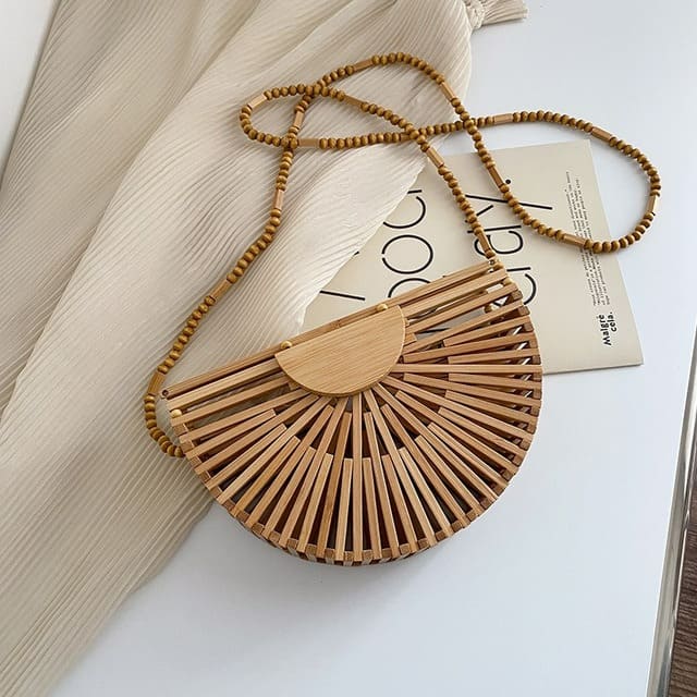 Bolsa de Praia Bambu Moda Verão