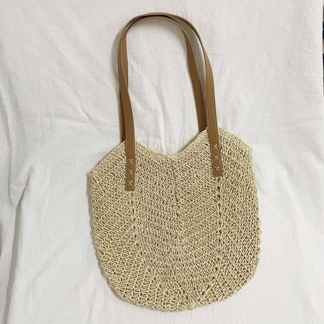 Bolsa de Praia Palha Modelo Guarujá