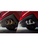 Ponteira de Escapamento Esportiva Dupla Aço Inoxidável