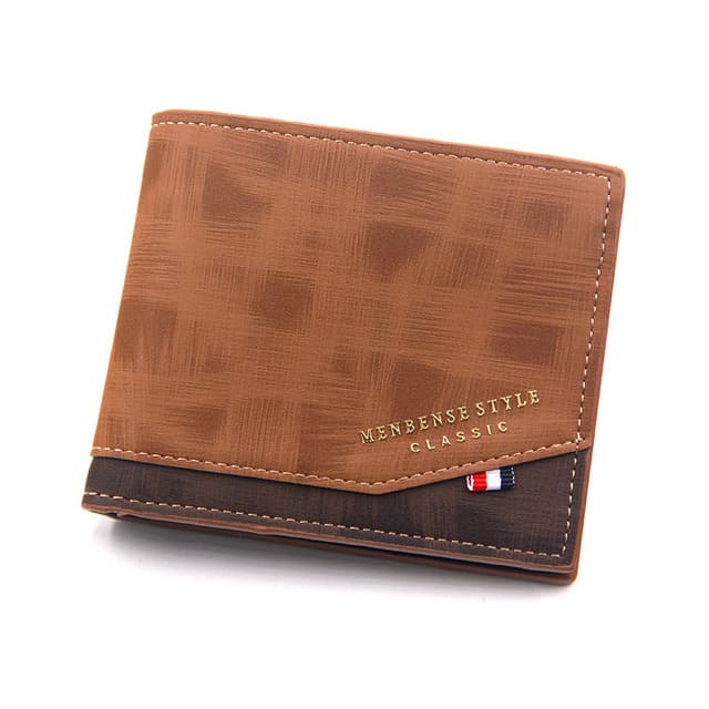 Carteira Masculina de Couro Estilo Clássico
