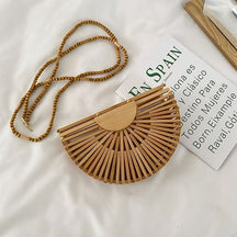Bolsa de Praia Bambu Moda Verão