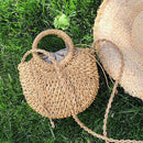 Bolsa de Praia de Palha Modelo Bertioga