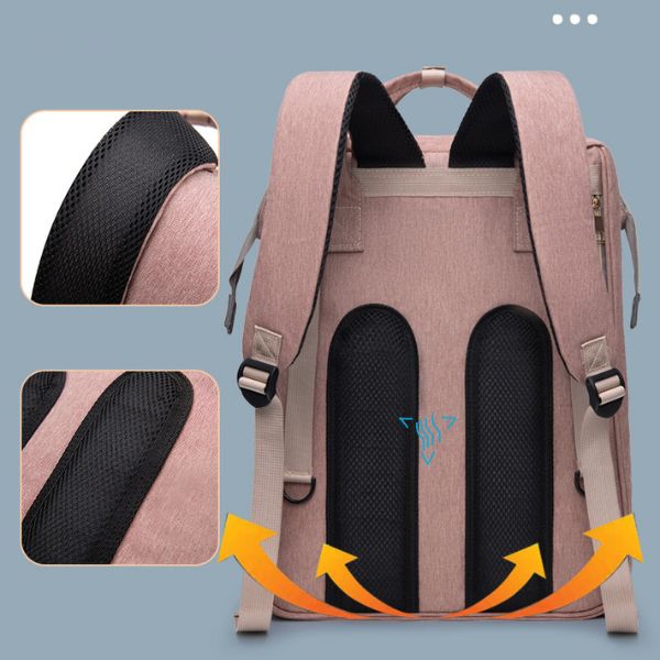 Bolsa Mochila Maternidade Vira Berço