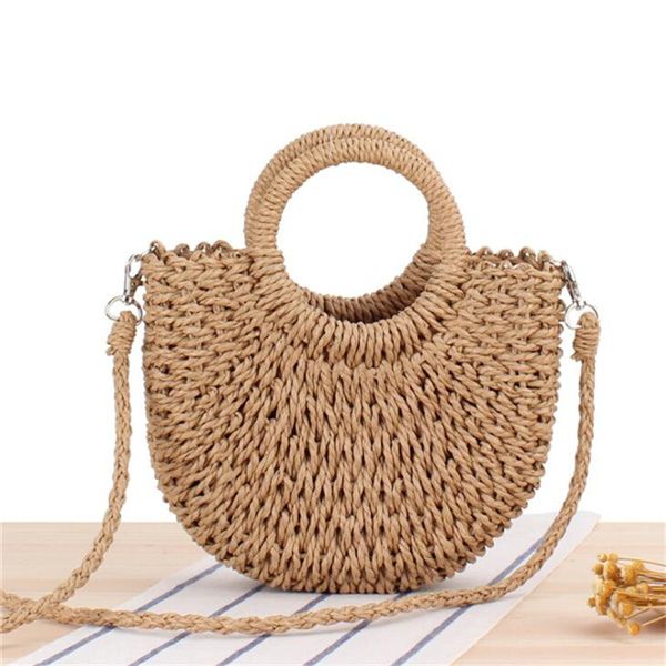 Bolsa de Praia de Palha Modelo Bertioga