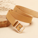 Cinto Feminino De Couro Genuino Modelo Jeans