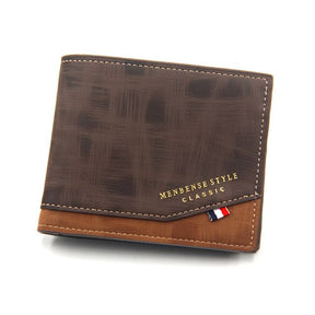Carteira Masculina de Couro Estilo Clássico
