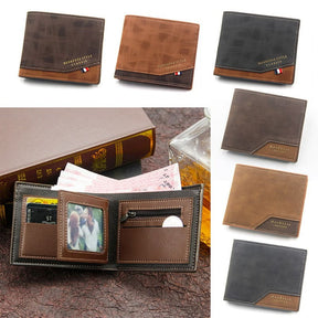 Carteira Masculina de Couro Estilo Clássico