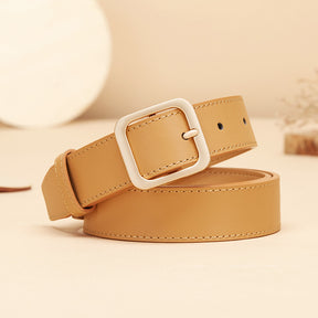 Cinto Feminino De Couro Genuino Modelo Jeans