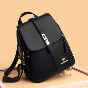 Mochila Feminina Couro Ecológico Modelo Cíntia
