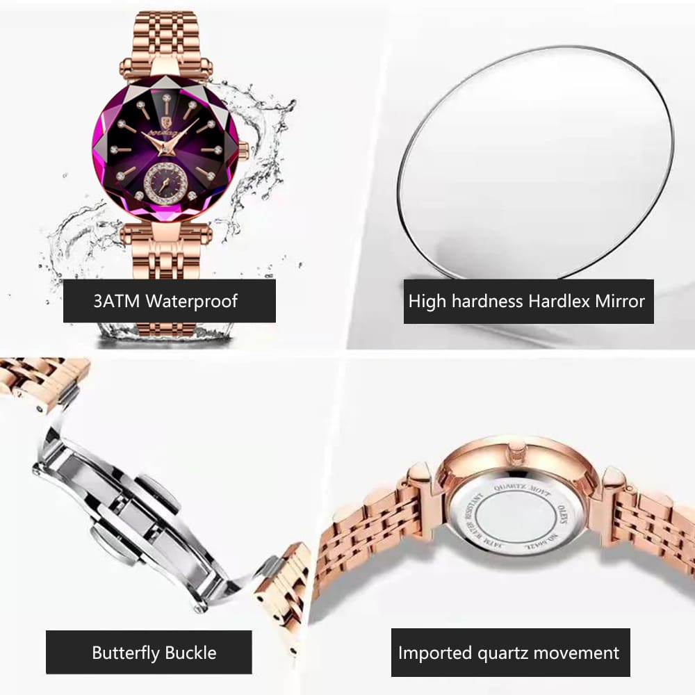 Relógio Feminino Quartzo Modelo Luxo