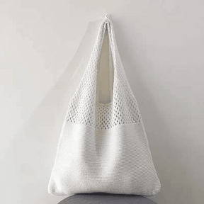 Bolsa de Praia Crochê Feminina Modelo Ilha Bela