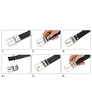 Cinto Social Masculino Dupla Face Com Fivela Reversível