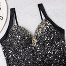 Maiô Preto Com Bojo Plus Size Modelo Alyne