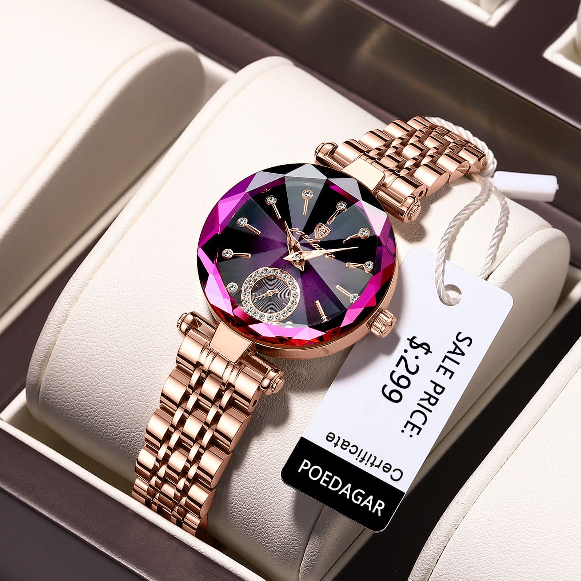 Relógio Feminino Quartzo Modelo Luxo