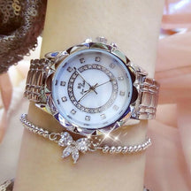 Relógio Feminino à Prova D´agua Modelo Cristal