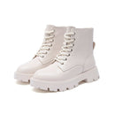 Bota Feminina Tratorada Couro Legítimo Modelo Nicoly