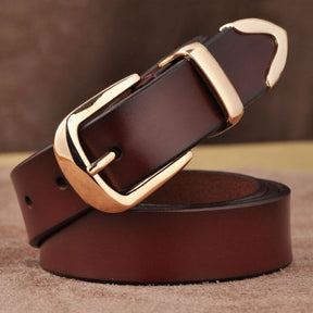 Cinto Feminino Couro Legítimo Modelo Brendha