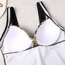 Maiô Preto Com Bojo Plus Size Modelo Alyne