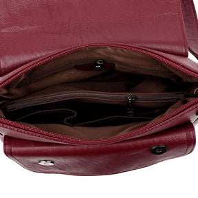 Bolsa Feminina Couro Ecológico Modelo Hiana