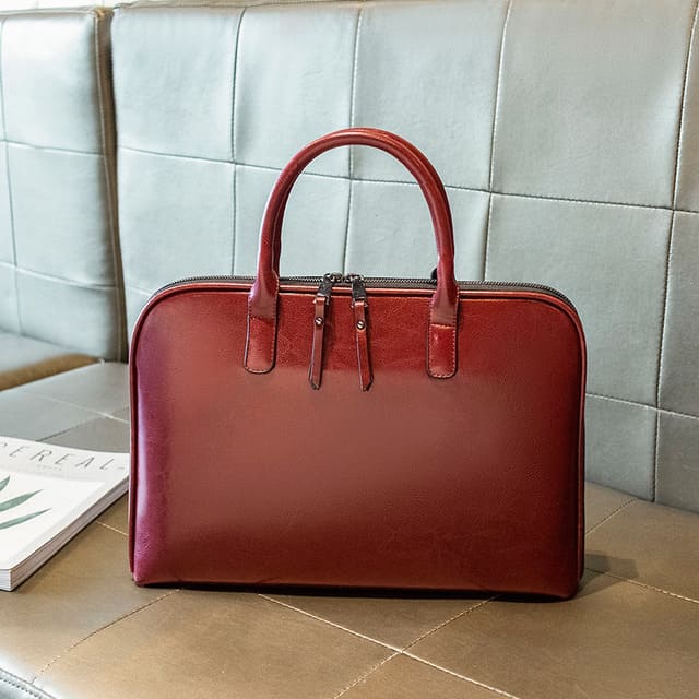 Bolsa para Notebook Unissex em Couro Legítimo