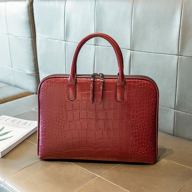 Bolsa para Notebook Unissex em Couro Legítimo