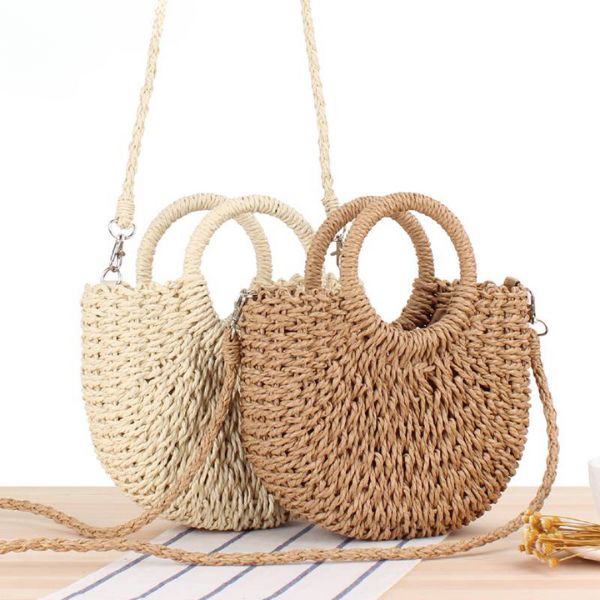 Bolsa de Praia Palha Feminina Modelo Ilha Bela