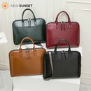 Bolsa para Notebook Unissex em Couro Legítimo