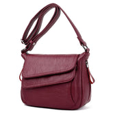 Bolsa Feminina Couro Ecológico Modelo Hiana