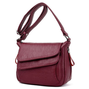 Bolsa Feminina Couro Ecológico Modelo Hiana