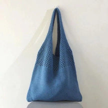 Bolsa de Praia Crochê Feminina Modelo Ilha Bela