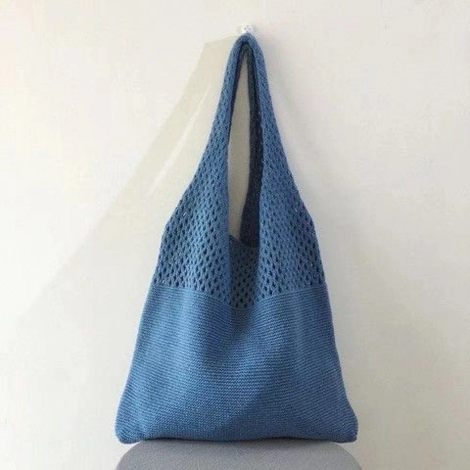 Bolsa de Praia Crochê Feminina Modelo Ilha Bela