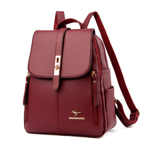Mochila Feminina Couro Ecológico Modelo Cíntia