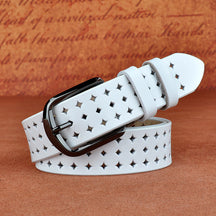 Cinto de Couro Feminino Modelo Casual