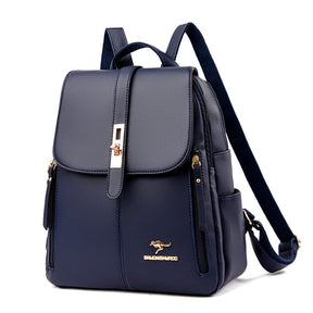 Mochila Feminina Couro Ecológico Modelo Cíntia