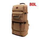 Mochila 80 Litros Multifuncional Em Lona Estilo Vintage